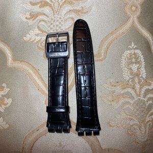 Swatch leather strap NWOT